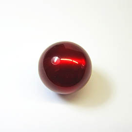 Polaris-Perle glanz 8mm rot